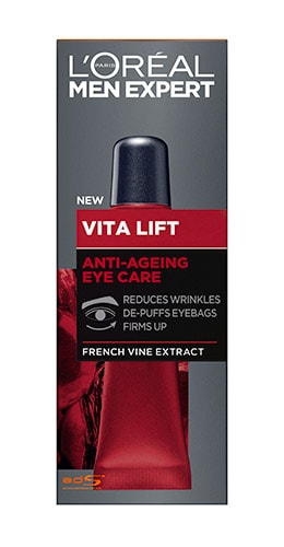 eye cream vino force anti ageing men expert vitalift packshot box